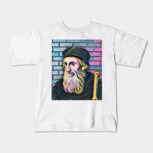 John Wycliffe Portrait | John Wycliffe Artwork 10 Kids T-Shirt